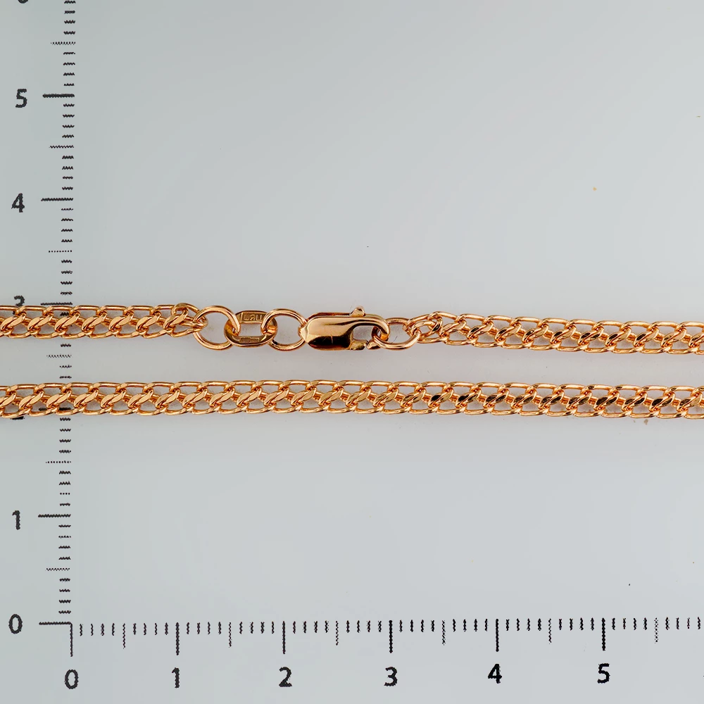 Цепь из красного золота 585 пробы