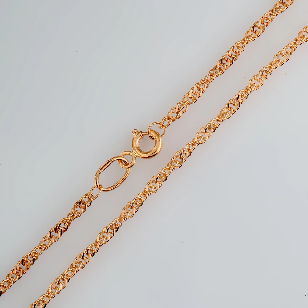 Цепь из красного золота 585 пробы