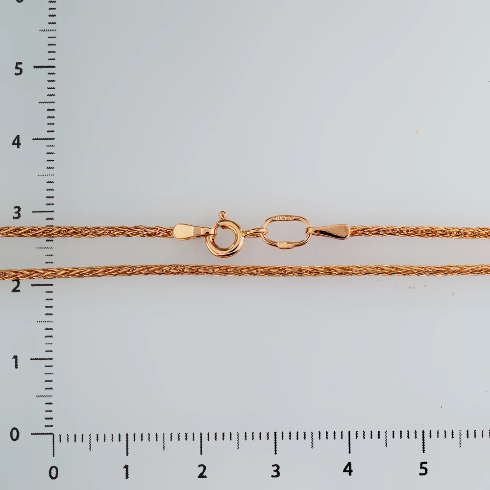 Цепь из красного золота 585 пробы