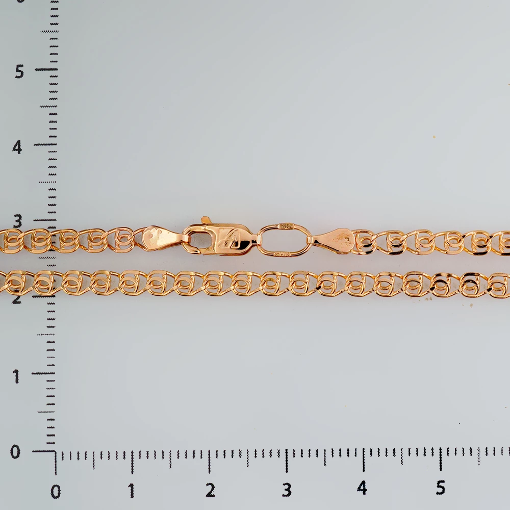 Цепь из красного золота 585 пробы