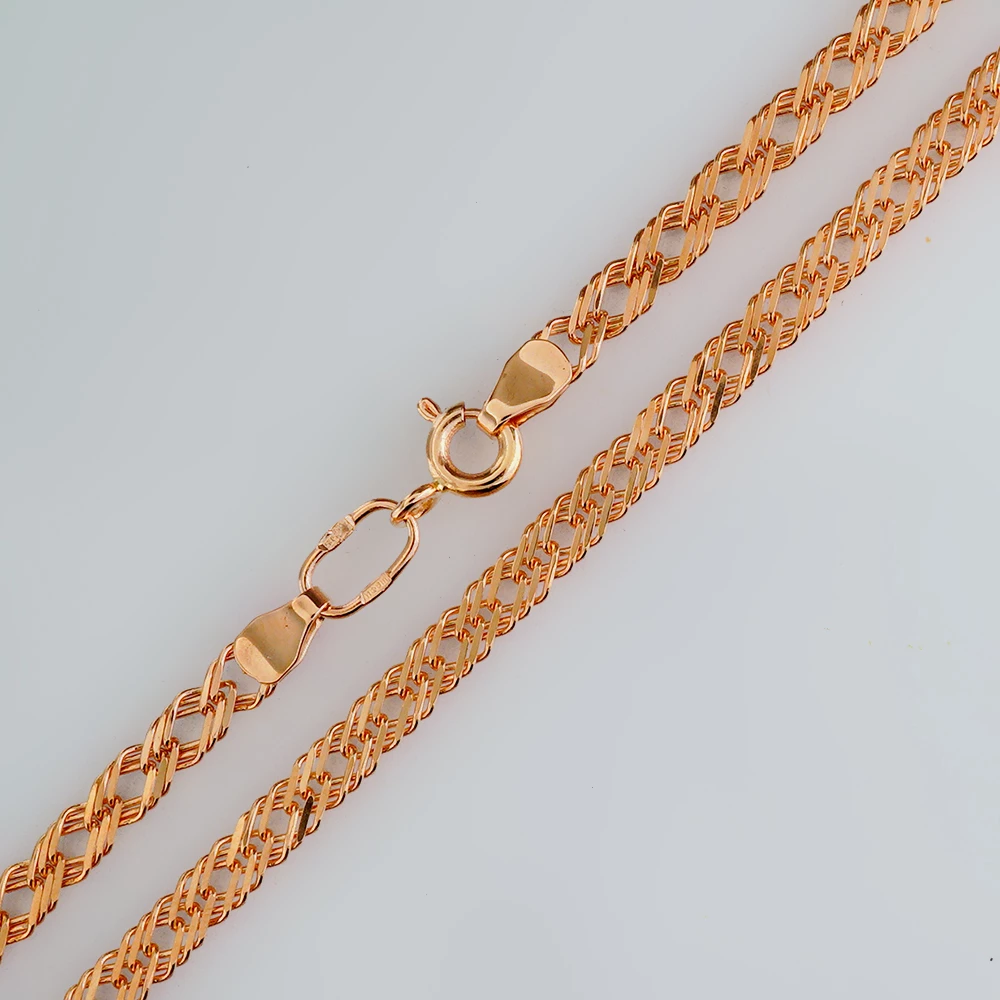 Цепь из красного золота 585 пробы