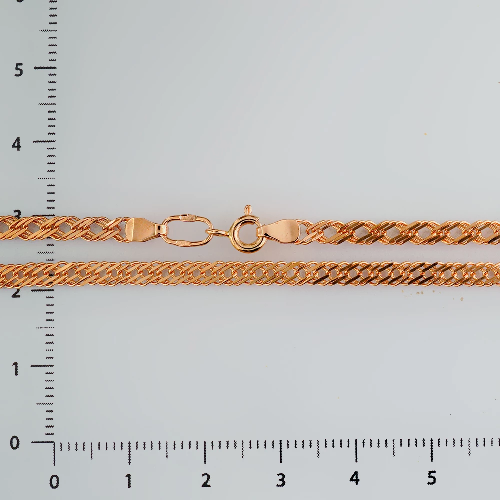 Цепь из красного золота 585 пробы