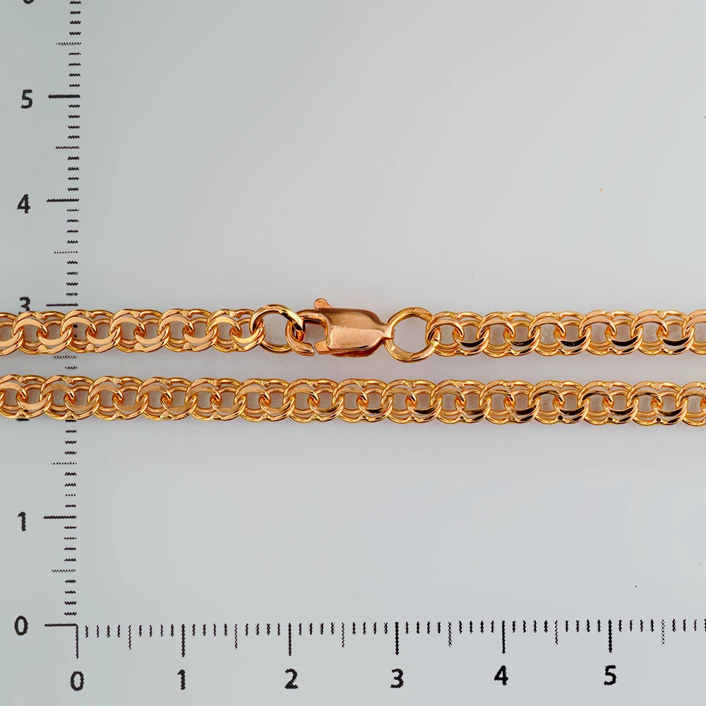 Цепь из красного золота 585 пробы