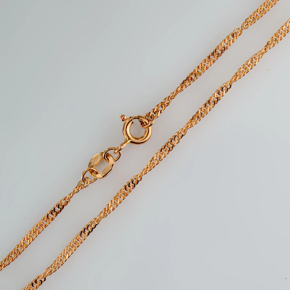 Цепь из красного золота 585 пробы