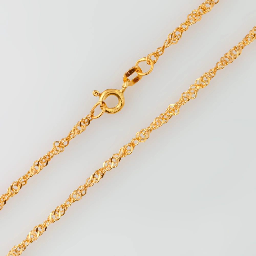 Цепь из желтого золота 750 пробы