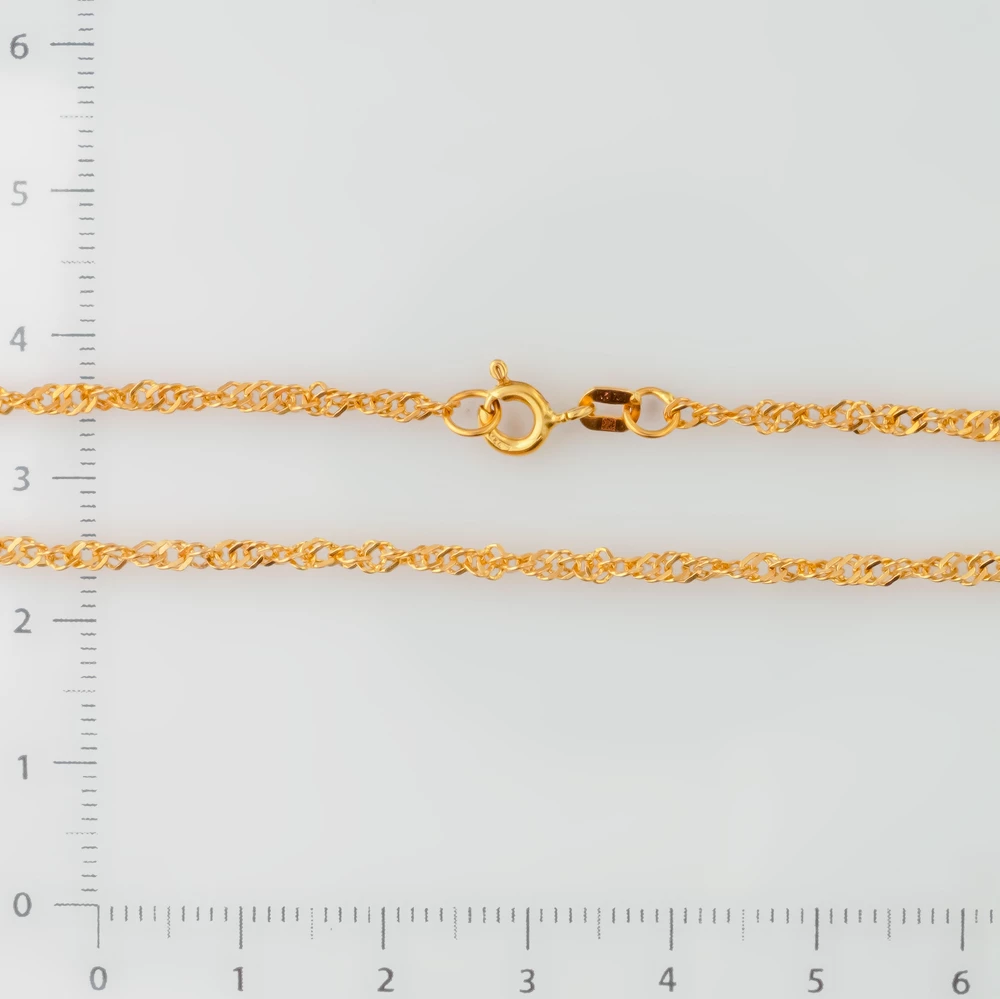 Цепь из желтого золота 750 пробы