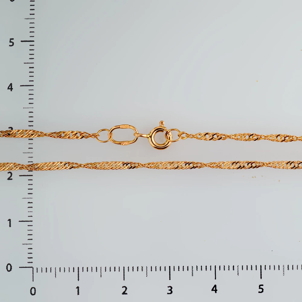 Цепь из красного золота 585 пробы