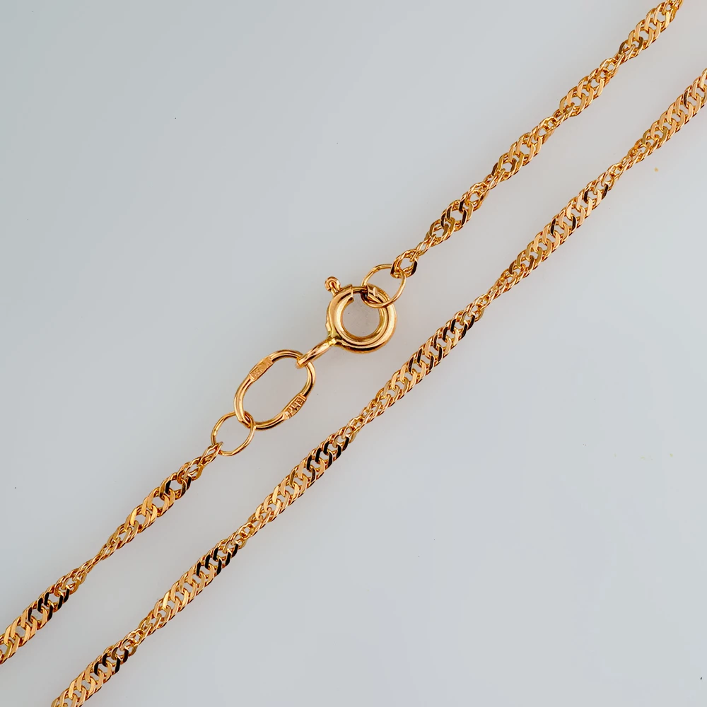 Цепь из красного золота 585 пробы