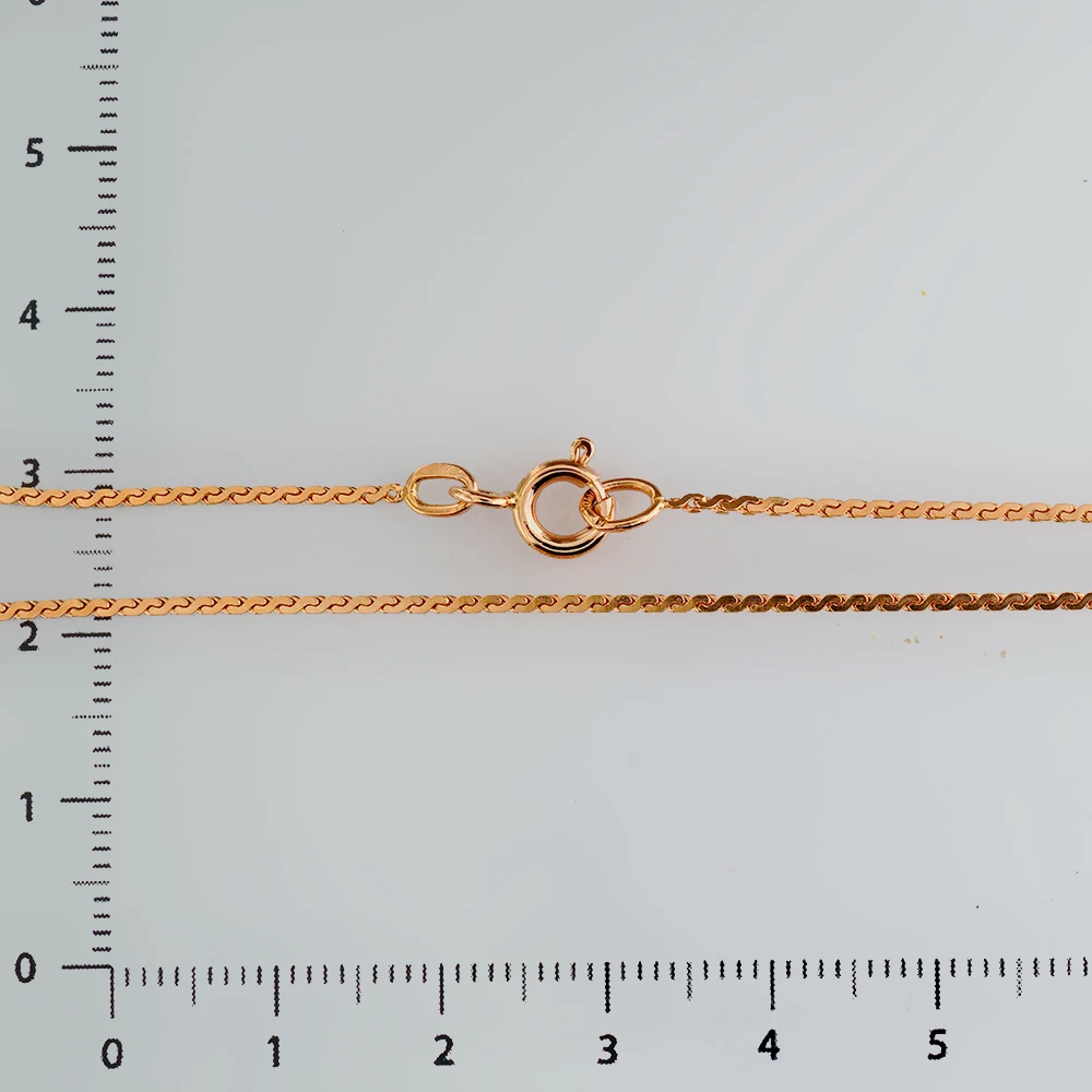 Цепь из красного золота 585 пробы