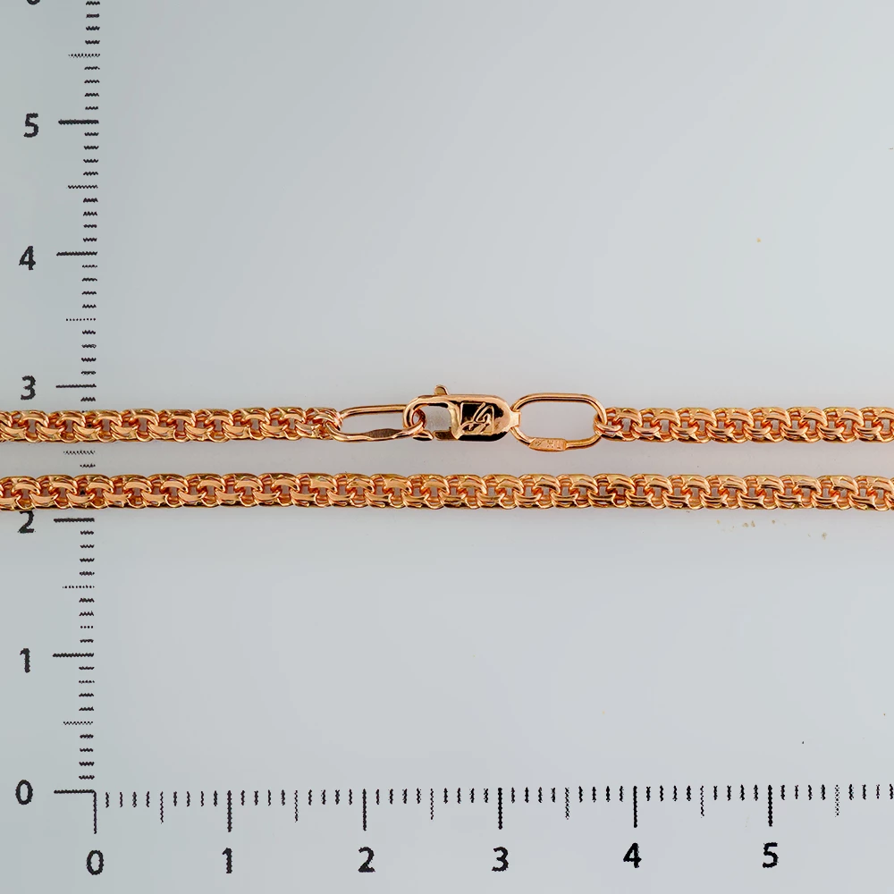 Цепь из красного золота 585 пробы