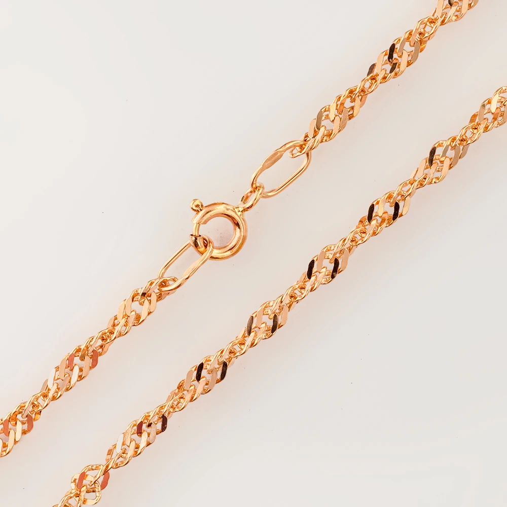 Цепь из красного золота 585 пробы