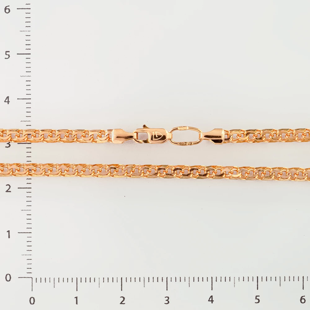 Цепь из красного золота 585 пробы