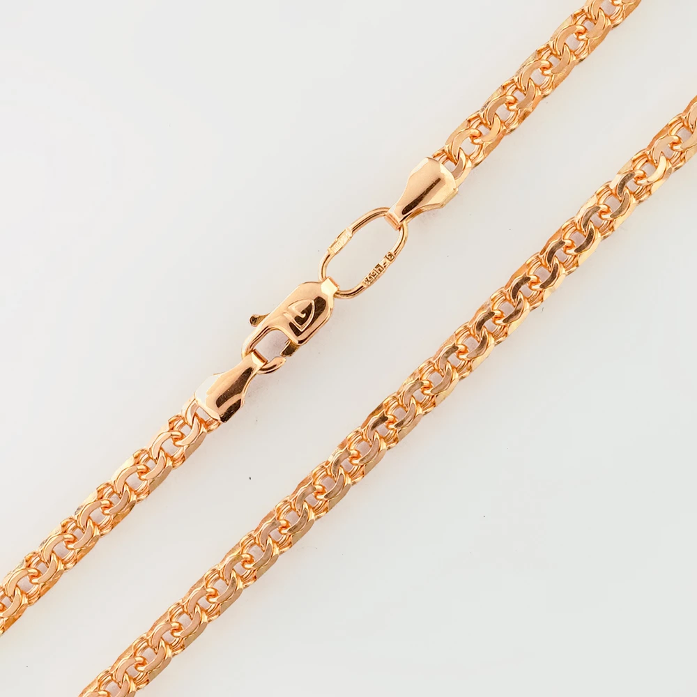 Цепь из красного золота 585 пробы