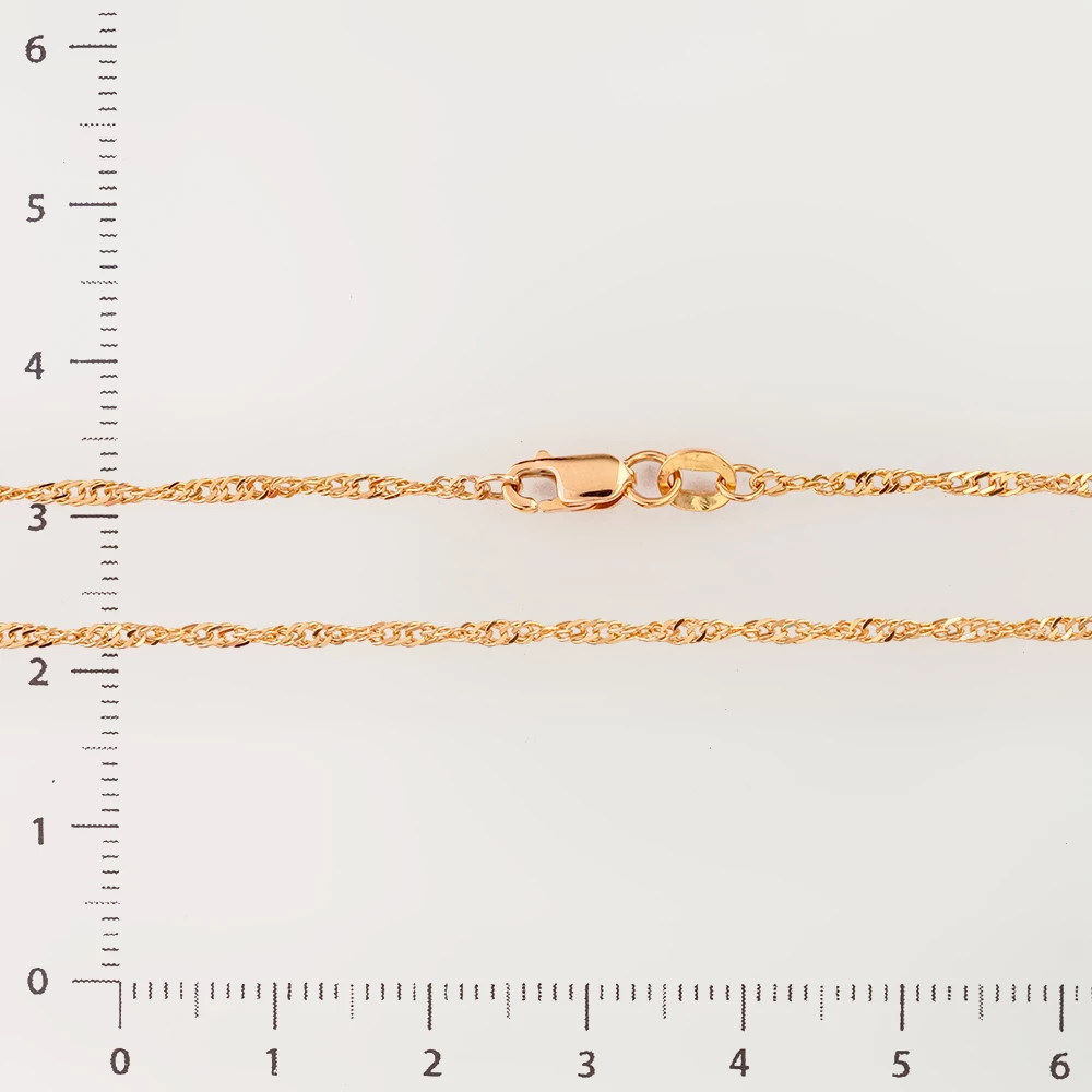 Цепь из красного золота 585 пробы