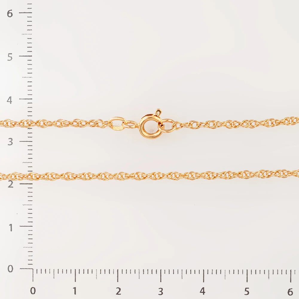 Цепь из красного золота 585 пробы