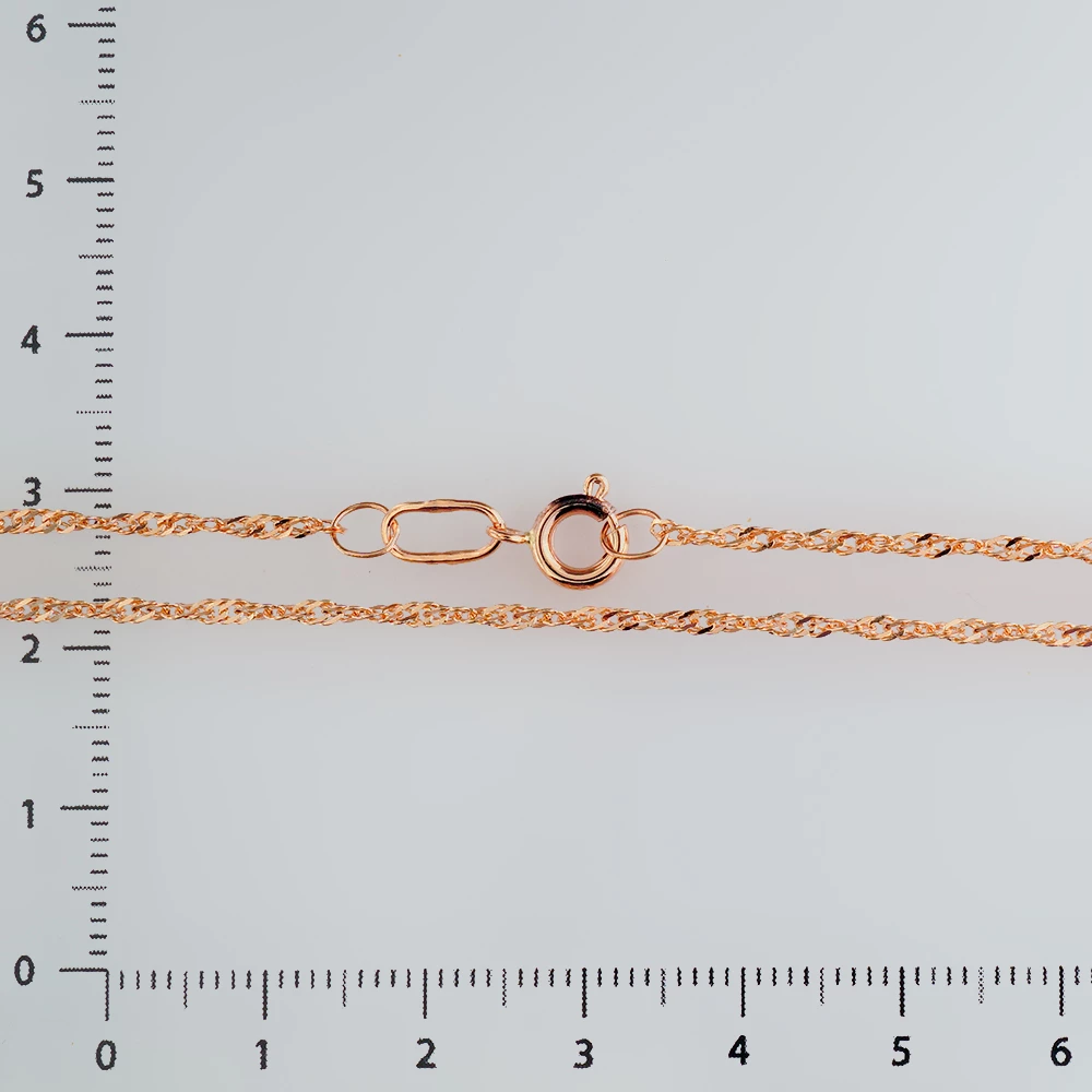 Цепь из красного золота 585 пробы