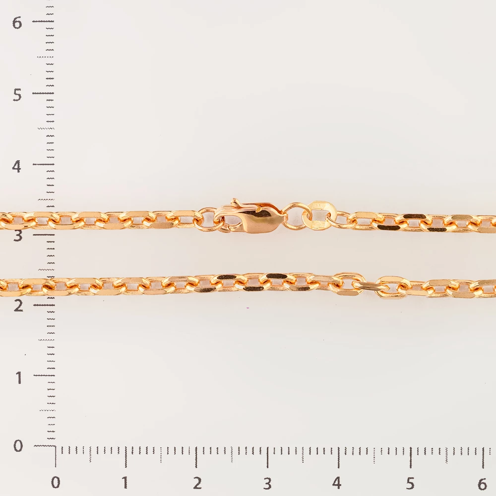 Цепь из красного золота 585 пробы