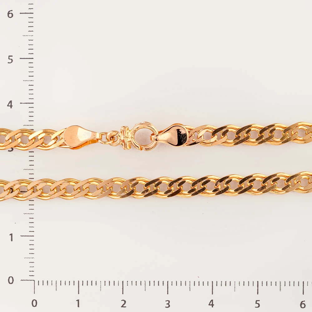 Цепь из красного золота 585 пробы