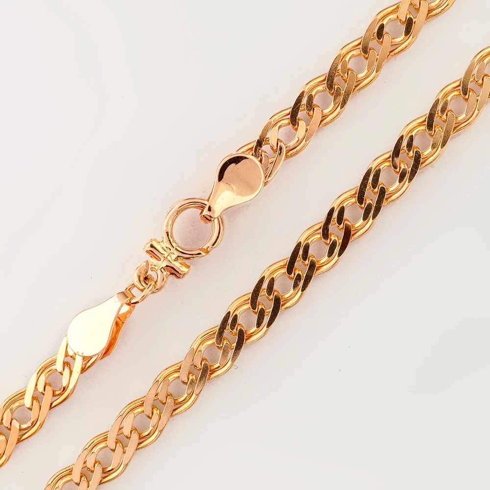 Цепь из красного золота 585 пробы