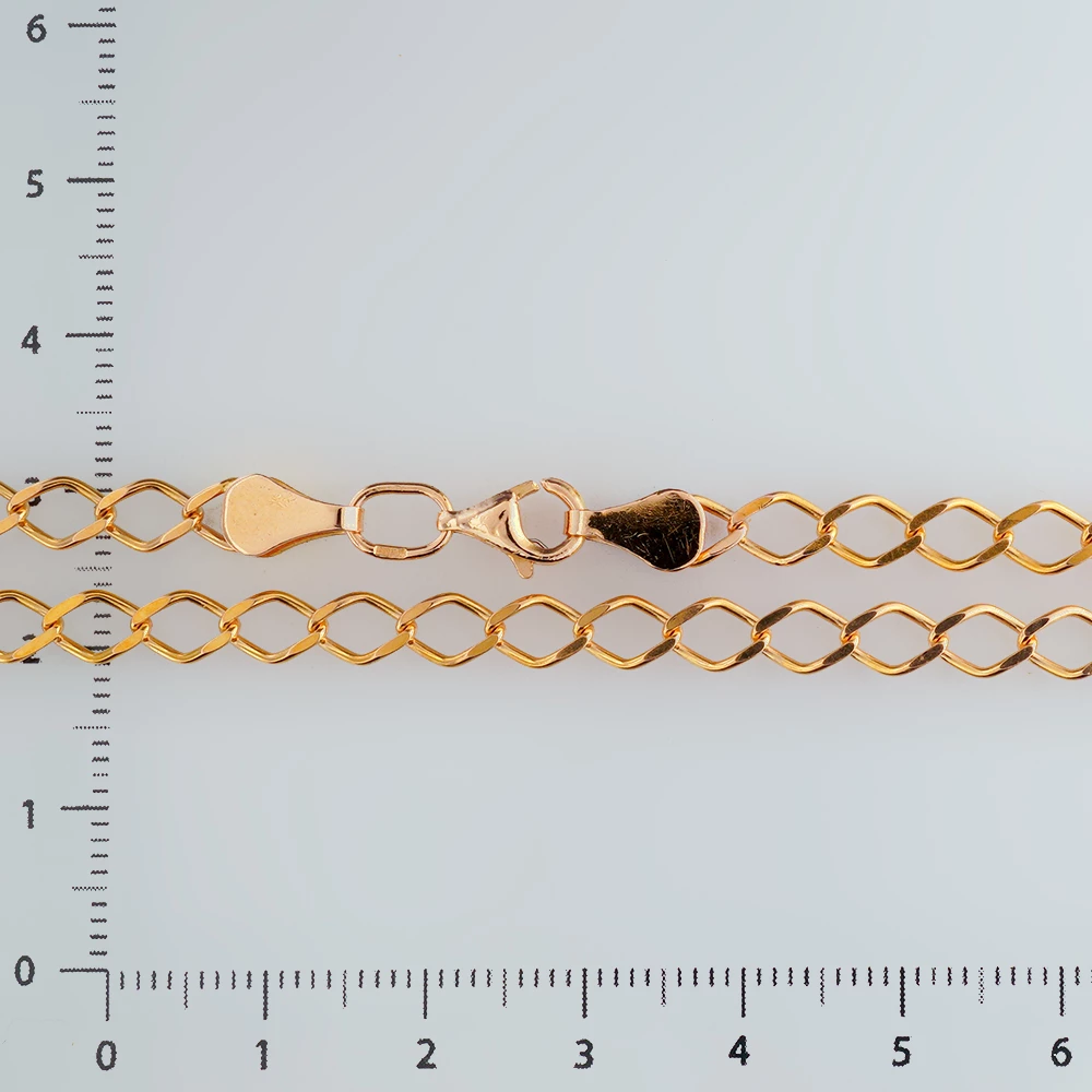 Цепь из красного золота 585 пробы