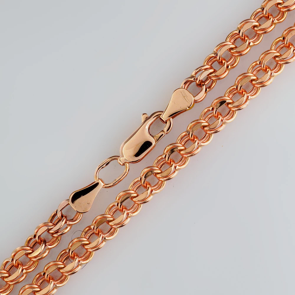 Цепь из красного золота 585 пробы