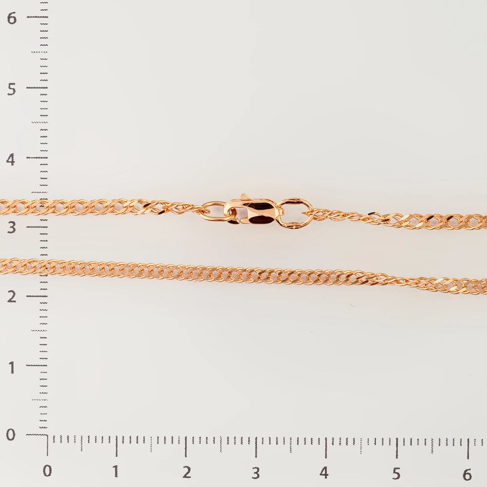 Цепь из красного золота 585 пробы