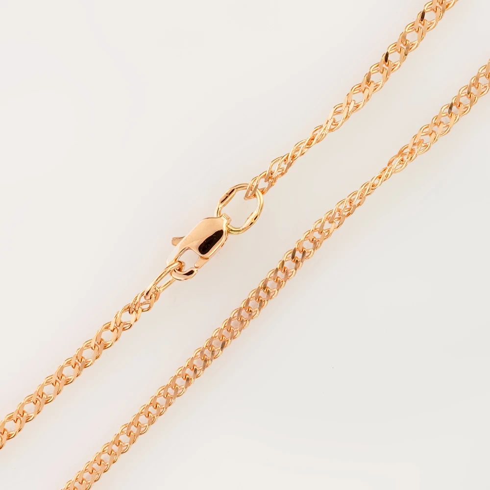 Цепь из красного золота 585 пробы