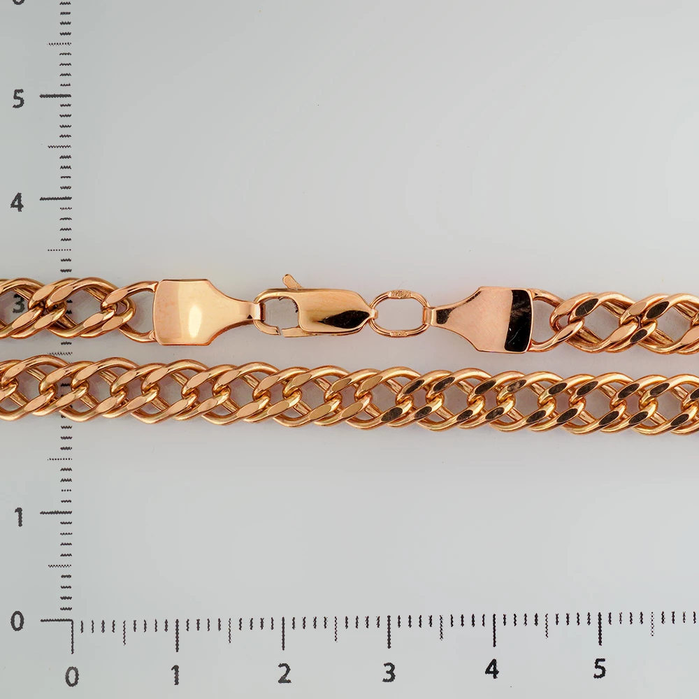 Цепь из красного золота 585 пробы