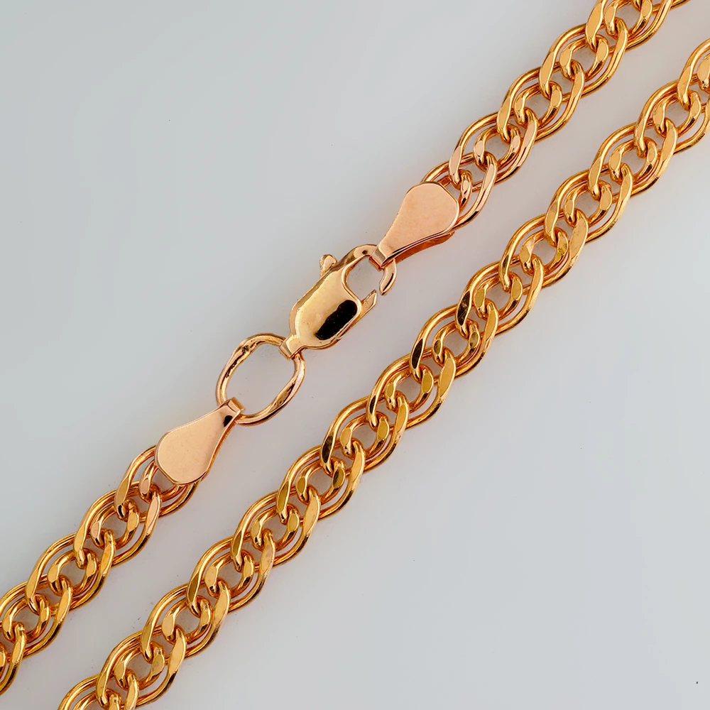 Цепь из красного золота 585 пробы