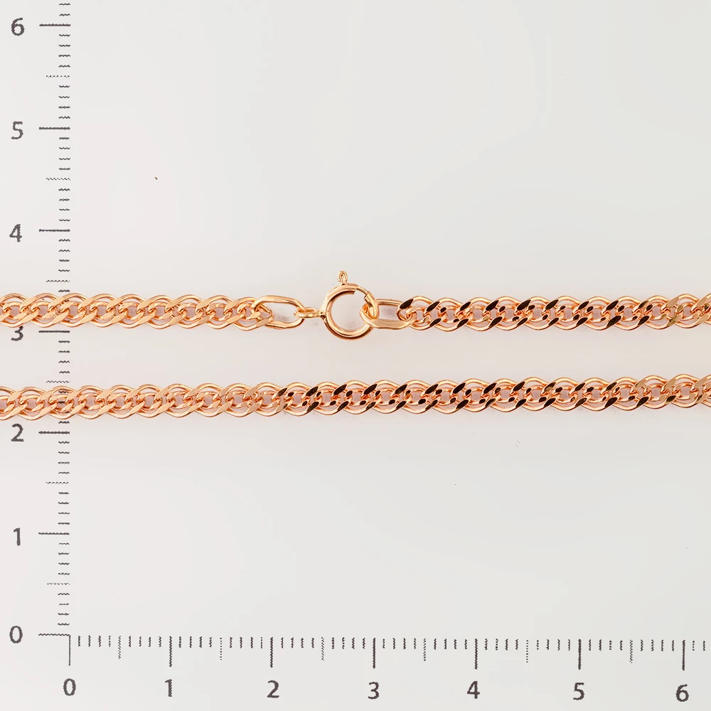 Цепь из красного золота 585 пробы