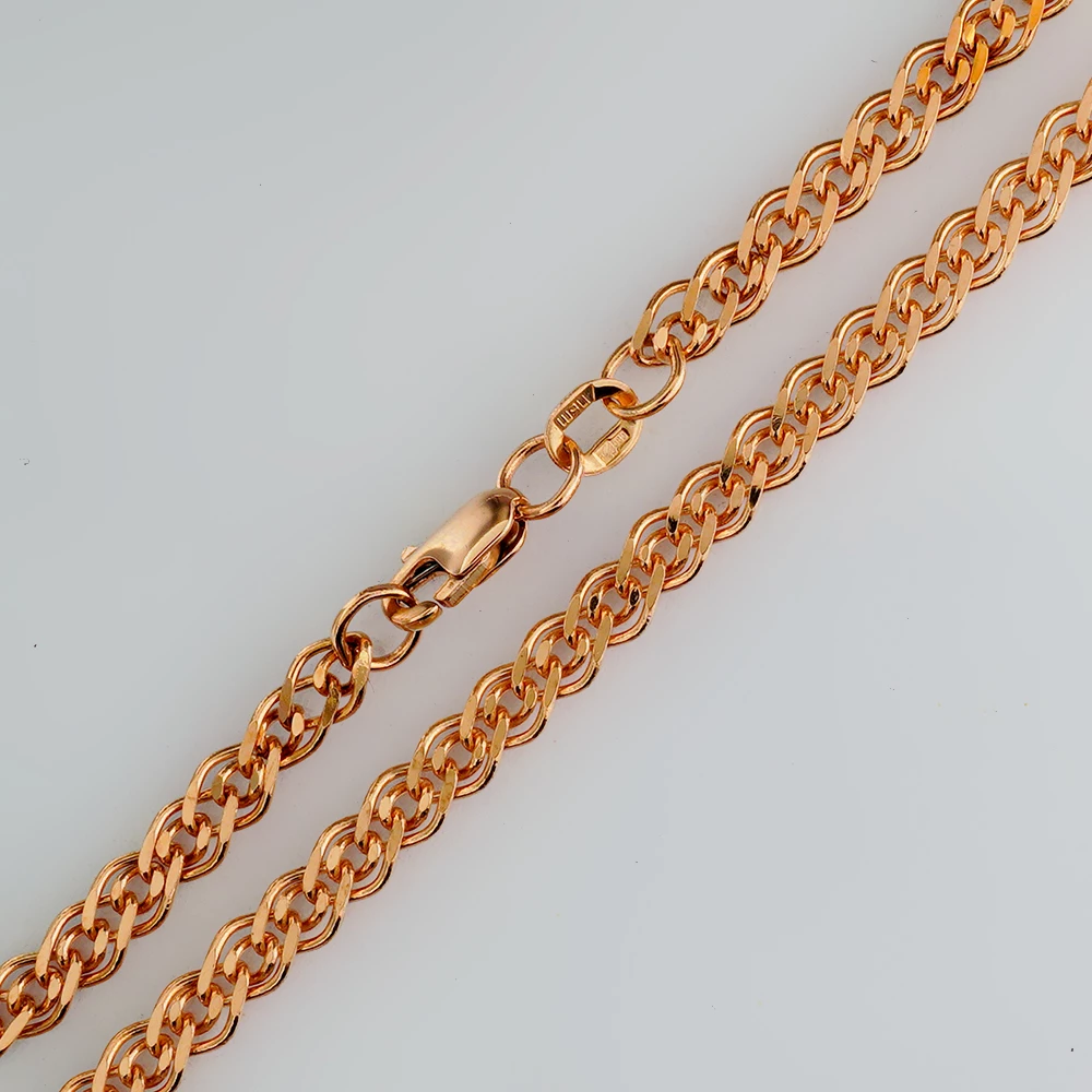 Цепь из красного золота 585 пробы