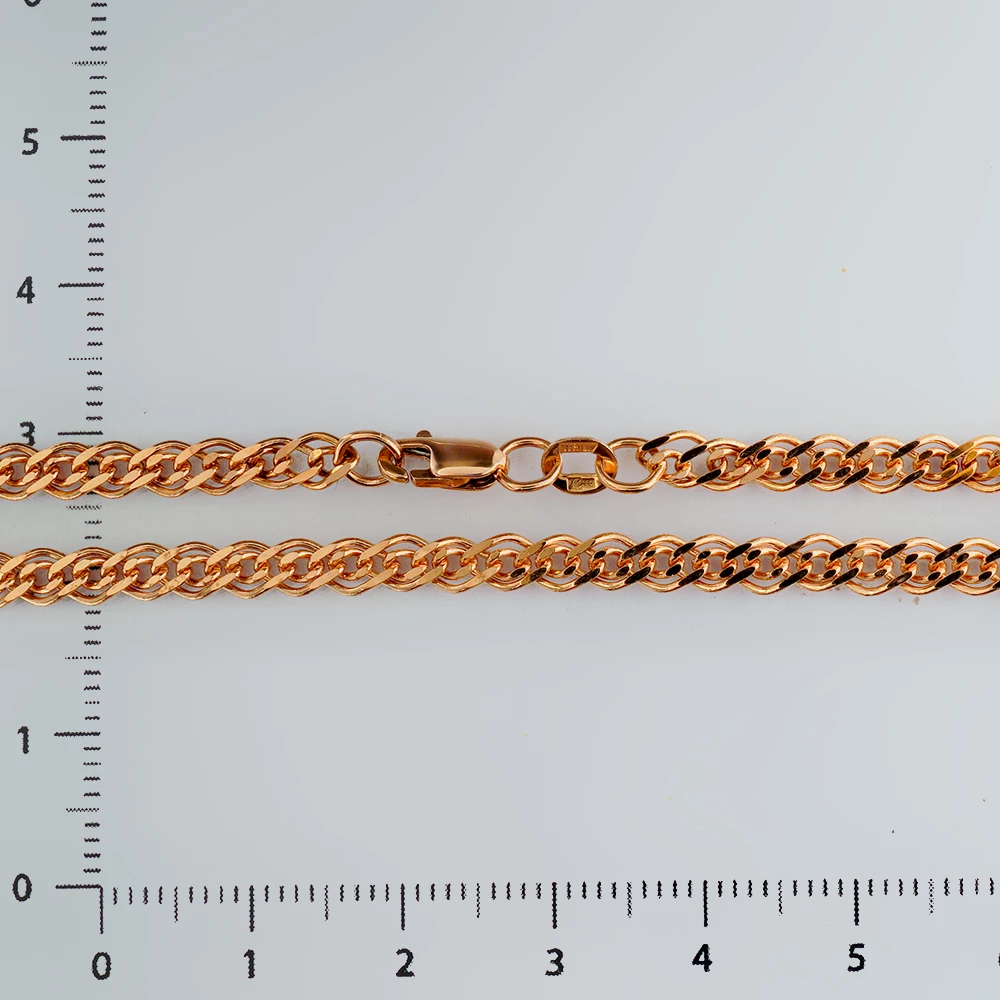Цепь из красного золота 585 пробы