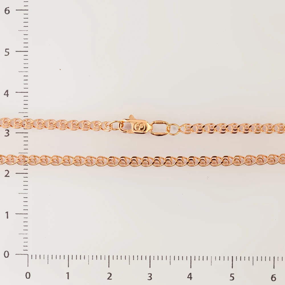 Цепь из красного золота 585 пробы