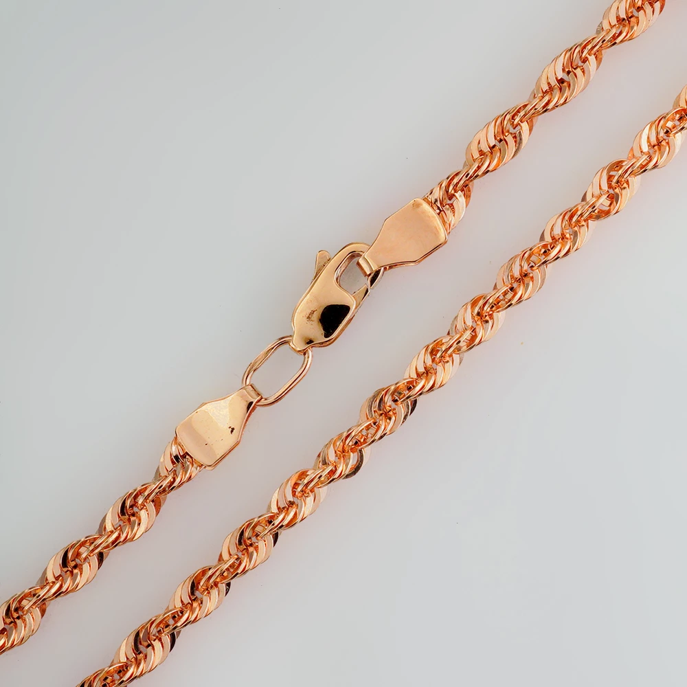 Цепь из красного золота 585 пробы
