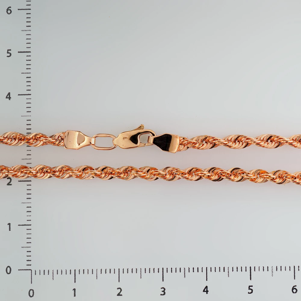 Цепь из красного золота 585 пробы