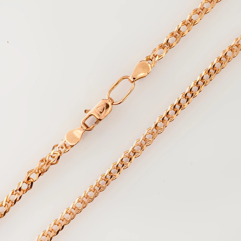 Цепь из красного золота 585 пробы