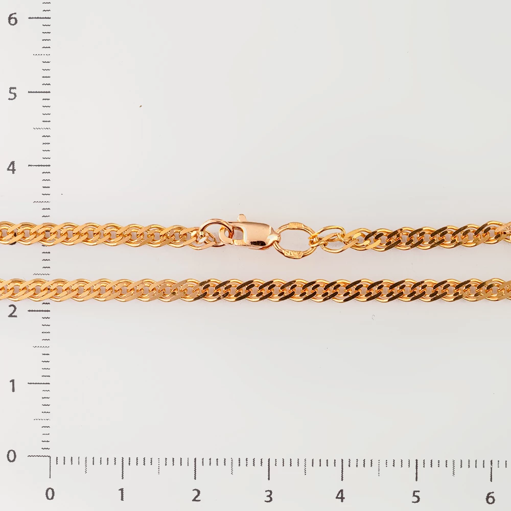 Цепь из красного золота 585 пробы