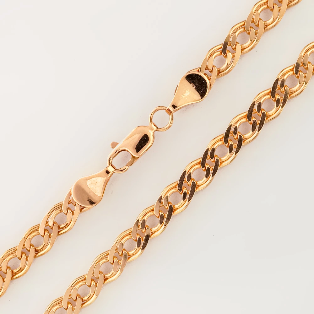 Цепь из красного золота 585 пробы