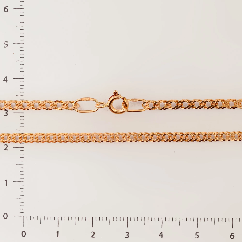 Цепь из красного золота 585 пробы