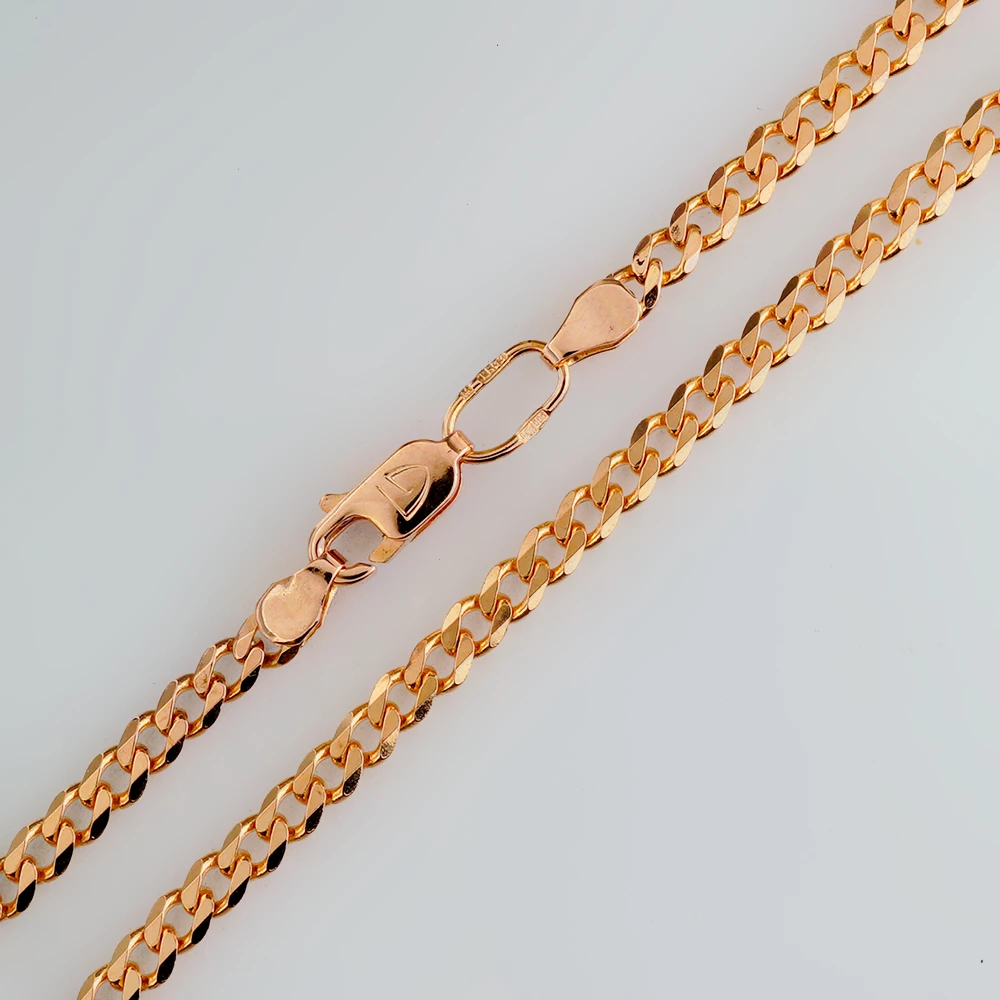 Цепь из красного золота 585 пробы