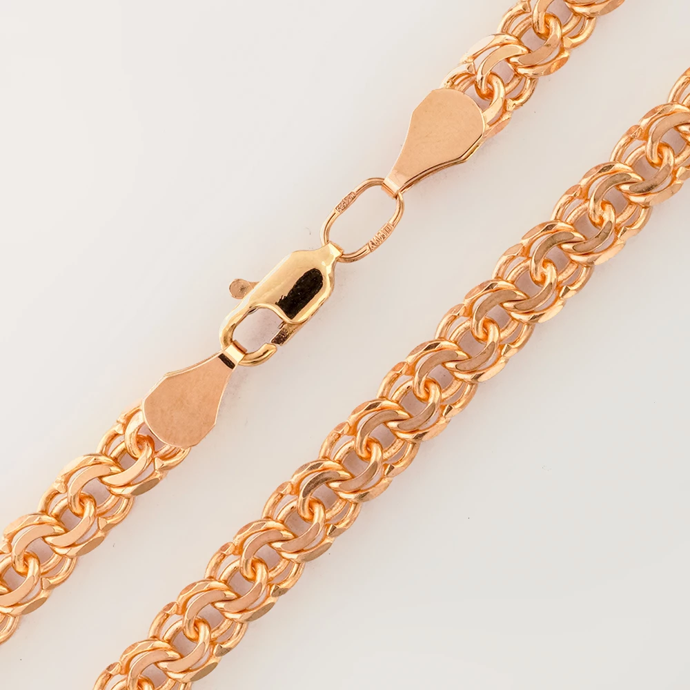 Цепь из красного золота 585 пробы