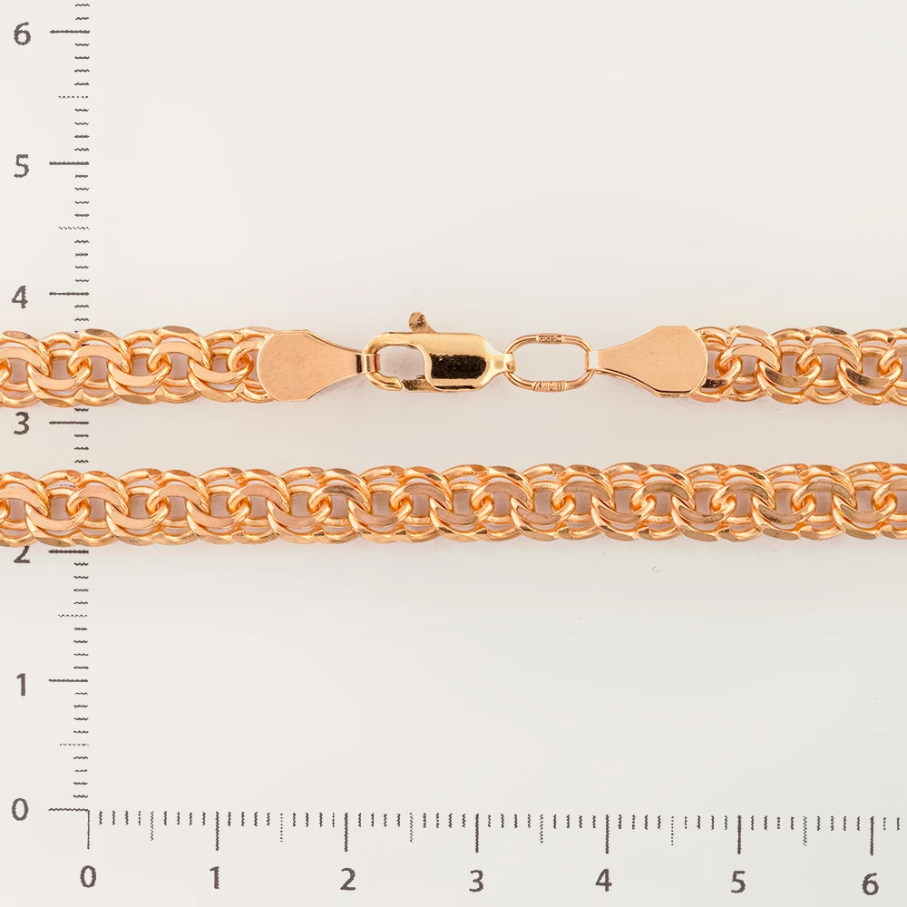 Цепь из красного золота 585 пробы