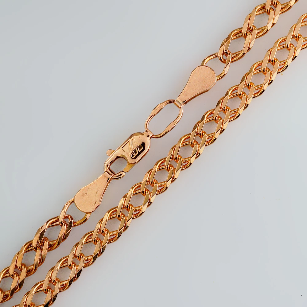 Цепь из красного золота 585 пробы