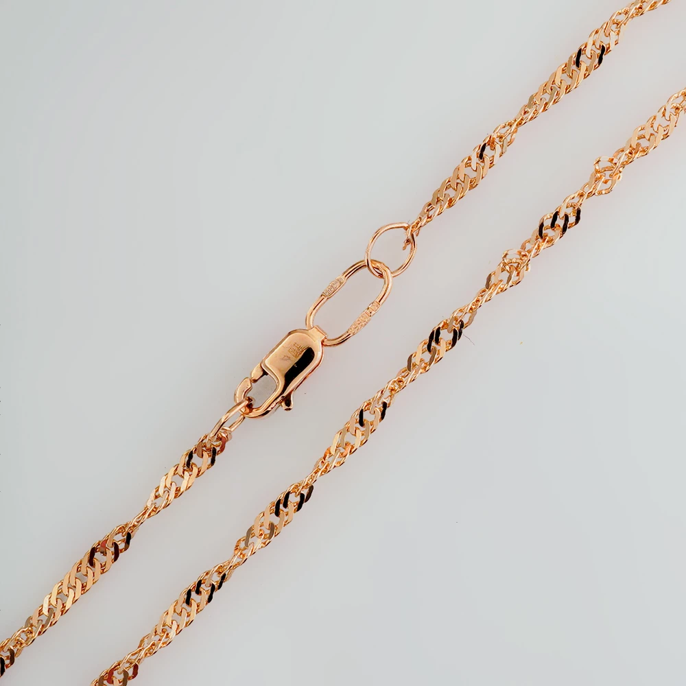 Цепь из красного золота 585 пробы