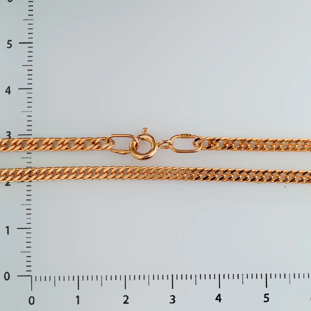 Цепь из красного золота 585 пробы