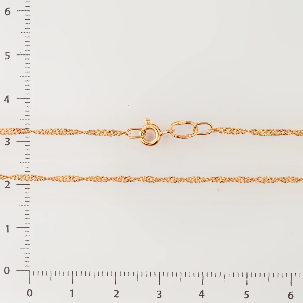 Цепь из красного золота 585 пробы