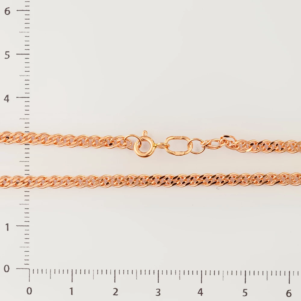 Цепь из красного золота 585 пробы