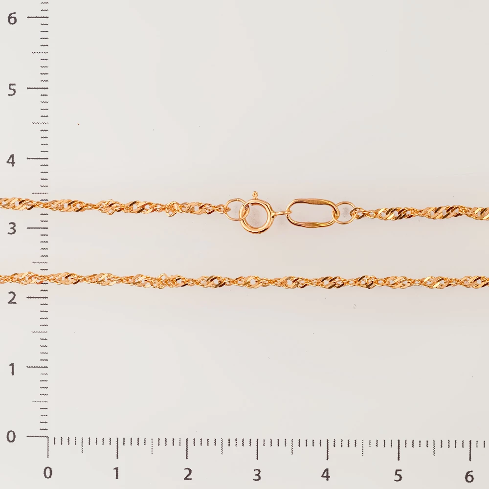 Цепь из красного золота 585 пробы