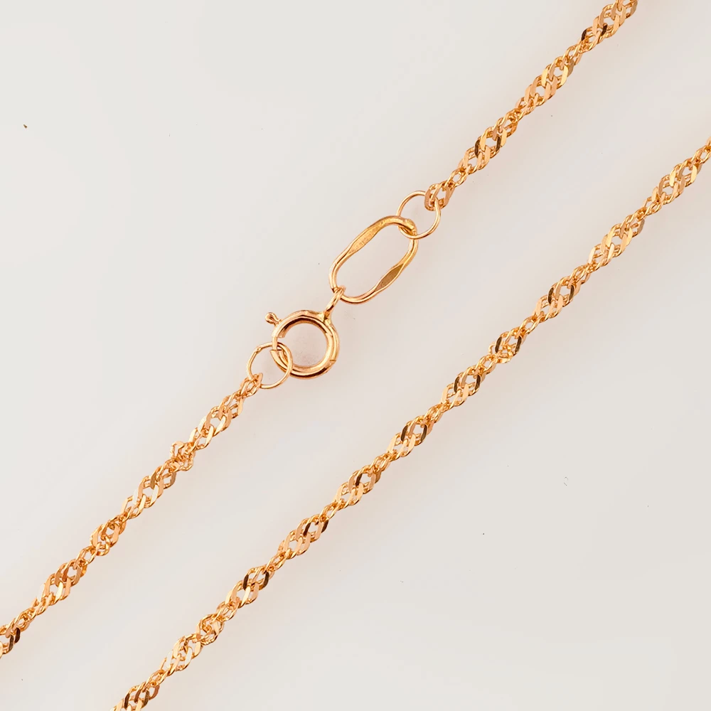 Цепь из красного золота 585 пробы