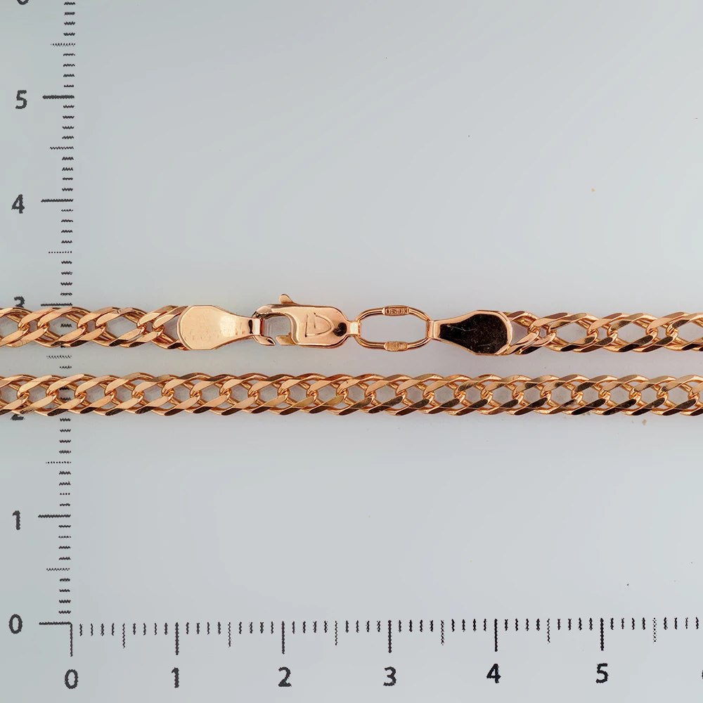 Цепь из красного золота 375 пробы